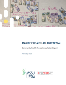 Cover of Martime Health Atlas CHB Stakeholder Consultation Report