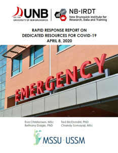 Cover of Rapid Response Report on Dedicated Resources for COVID-19, April 8, 2020